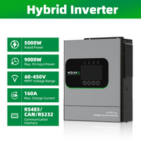Système d'énergie solaire hybride SUNEX 5000W 5KW/10KWH, ensemble complet avec batterie au lithium, kit complet pour la maison