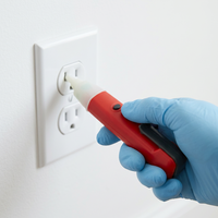 Testeur de tension sans contact à LED 155 mm AC90-1000V avec corps en ABS, arrêt automatique, précision (0,01 % + 1), fabriqué en Chine