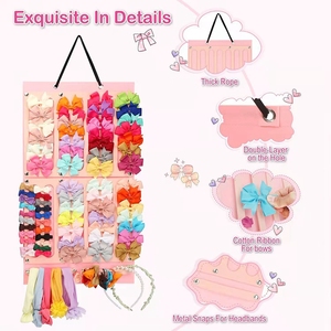 Stirnbänder Halter Organizer für Baby Mädchen Baby Bogen halter Organizer Baby Stirnbänder Halter Organizer für Tür schrank Wand - Product Image 3