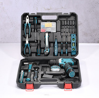 Kit d'outils de mécanique pour le travail du bois DEWEN, clé à douille électrique 1/2 pouce, jeu de douilles CR-V, porte-embouts OEM, garage professionnel