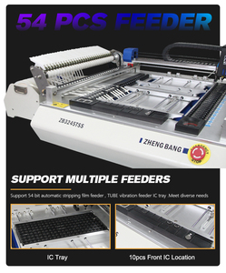 Zb3245tss SMD chọn và đặt máy tính để bàn tự động tốc độ cao 2 đầu PCB Máy làm chọn và đặt máy lắp ráp - Product Image 3