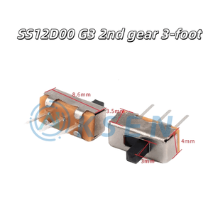 AI-KSEN Kippschalter Einreihig Direkte Einsetzung Patch Horizontal Klein und Mikro Netzteil Schieberegler Band 2/3 Stufen 3/4 Pins - Product Image 4