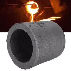 Creuset en graphite de carbure de silicium de fusion de métal de haute qualité 50kg 100kg 200kg creusets de fonderie