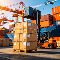 Agent maritime chinois FLY, service DDP porte-à-porte Ali Express vers le Canada, les États-Unis, les Émirats arabes unis, l'Allemagne, l'Australie, le Royaume-Uni, transitaire
