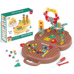 Outil d'intelligence pratique pour bébé pour enfants jouets perceuses électriques et assemblage/démontage/boîte à outils pour garçons et filles - Product Image 1