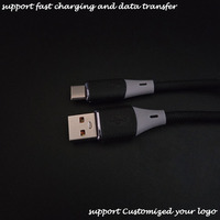 Kabel data USB ke USB C, hadiah promo produk baru, multi fungsi, nilon kuat, kabel data kepang USB ke USB