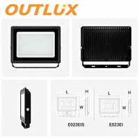 Reflector LED para Exteriores de Aluminio con Control Remoto a Prueba de Agua IP65, 10W-300W, Ajustable, de Alta Luminosidad