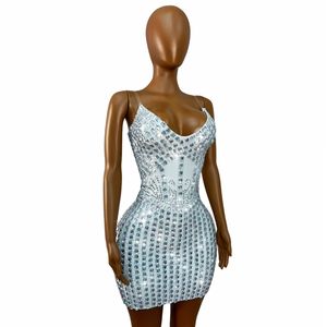 <span class=keywords><strong>Robe</strong></span> moulante de soirée chic à col en V profond et strass <span class=keywords><strong>pour</strong></span> femme, <span class=keywords><strong>grande</strong></span> <span class=keywords><strong>taille</strong></span>, idéale <span class=keywords><strong>pour</strong></span> anniversaire, <span class=keywords><strong>mariage</strong></span> ou <span class=keywords><strong>cocktail</strong></span> - Product Image 2