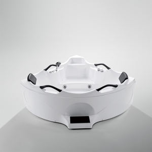 Salle de bain autoportante en porcelaine dkb <span class=keywords><strong>dylan</strong></span> bain à remous à jets léger baignoire spa baignoire avec jupe - Product Image 2