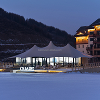 Tente de glamping de style mongol BABERY pour toutes les saisons, idéale pour les hôtels, les restaurants, les salles de banquet
