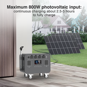 Cargador de Panel Solar XT60, Linterna de Emergencia de Carga Rápida, Luz USB, Fuente de Alimentación AC/DC, Banco de Energía LiFePO4, Estación de Energía de 5000W - Product Image 1