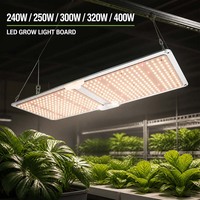 Panneau lumineux LED pour culture 240W 250W 300W 320W 400W Samsung LM281B LM301B LM301H EVO, spectre personnalisé UV IR Quantum Light pour tente de culture