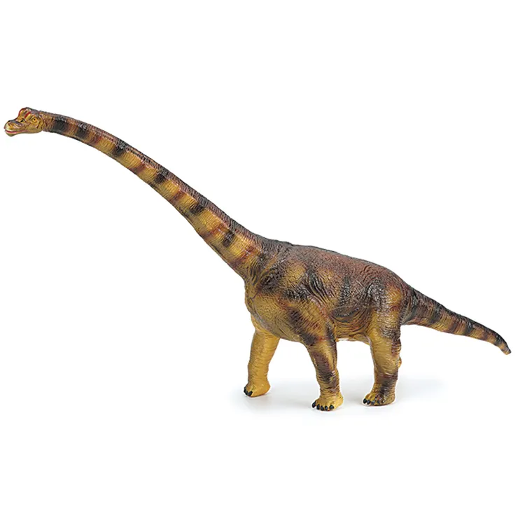 Plastic animal model soft big brachiosaurus toy stuffed dinosaur toys for boys