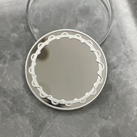 Pièces de monnaie en métal argenté vierges personnalisables, pièce de monnaie de défi personnalisée, logo UV gravé au laser, cadeau d'anniversaire, pièce commémorative pour couple