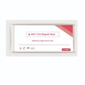 Prueba de tarjeta de tres líneas VIH 1/2/0, resultados en 15 minutos personalizable por el fabricante