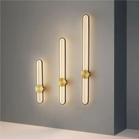 ENSEMBLE Applique Moderne LED Salon Chambre Lecture Applique Murale Longue Bande Applique Murale