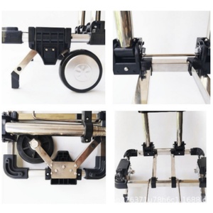 Carrito de Mano Plegable Portátil Mini de Acero Inoxidable para Camping al Aire Libre, Precio de Fábrica en China - Product Image 3