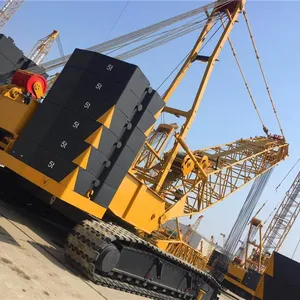 Novo guindaste hidráulico de esteira XGC75 para serviço pesado de 75 toneladas com suporte técnico profissional