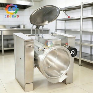 Machine à faire bouillir et à dégager les extraits de plantes à inclinaison réglable |   Pot de bien-être industriel en acier inoxydable pour herbes chinoises TD-NH, 678, qualité alimentaire T - Product Image 2