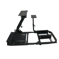 Fauteuil de Jeu de Course Filaire pour Usage Domestique avec Support de Siège de Voiture Ludique pour Accessoires de Simulation de Jeu d'Arcade Support Logitech G29