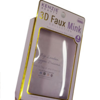 Boîte d'emballage personnalisée pour cils roses, 5 paires, avec fenêtre, support pour cils et boîte en plastique