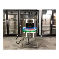 Pasteurisateur de lait à bain-marie électrique/gaz 30L 50L 100L 150L