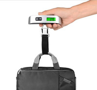 Balance Numérique Portable de Voyage Électrique pour Bagages, Affichage Digital, 10g, ABS + Acier Inoxydable, Vente en Gros