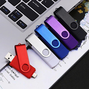 Memoria <span class=keywords><strong>USB</strong></span> 2.0/3.0 Tipo-C OTG para Automóvil de Doble Uso, 128 MB-128 GB, Metálica, Giratoria, con Logotipo Personalizado, para Teléfonos Móviles y Computadoras - Product Image 2