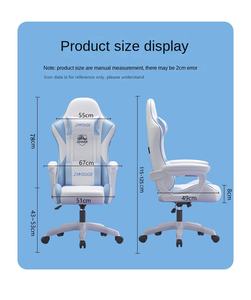 Anji personnalisé échantillon gratuit fauteuil de joueur inclinable ergonomique <span class=keywords><strong>avec</strong></span> haut-parleurs et confort de massage pour les joueurs - Product Image 5