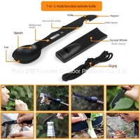 Sac de sécurité et de survie pour le camping en plein air avec kit de survie d'urgence essentiel pour les campeurs