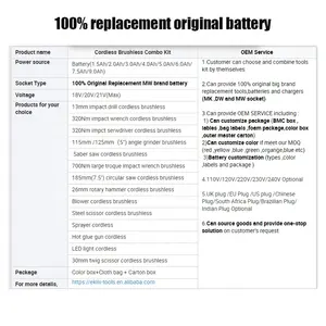 20 v/21 v akku hochleistung mini akku-hammer bohrer winkelschleifer schraubenschlüssel maschine elektrowerkzeuge-set bohrer werkzeugsets