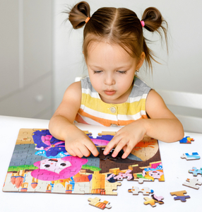Puzzle de dinosaures de 100 pièces, emballé dans un baril en papier, jouet éducatif pour enfants de 3 ans et plus, puzzle plat pour l'apprentissage préscolaire - Product Image 5