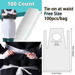 Migliore vendita di grembiule monouso in plastica all'ingrosso grembiule per la pulizia personale prezzo di fabbrica - Product Image 6