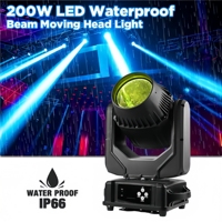 Cabeza móvil LED impermeable de 200W, tipo Beam Sharpy 200, con DMX512, para escenarios, DJ, discotecas, conciertos, espectáculos y eventos.