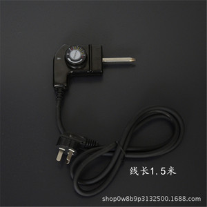 Electric Hot Pot <b>Temperature</b> <b>Control</b> Cord With Adjustable Dial 220V Three Prong Plug Power Supply Accessory - Product Image 3