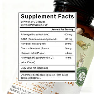 Capsules végétariennes d'<span class=keywords><strong>Ashwagandha</strong></span> personnalisées vente directe d'usine Supplément de capsules d'<span class=keywords><strong>Ashwagandha</strong></span> soutien sain - Product Image 2