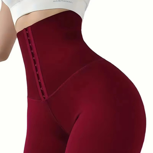 Leggings <span class=keywords><strong>de</strong></span> sport taille haute pour <span class=keywords><strong>femme</strong></span>, motif uni, collants <span class=keywords><strong>de</strong></span> <span class=keywords><strong>fitness</strong></span> avec effet ventre plat et gainant - Product Image 1