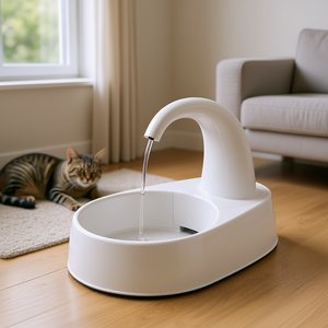 Bebedero para Mascotas Curved Jet Fountain Blanco de 2.5 L - Product Image 3