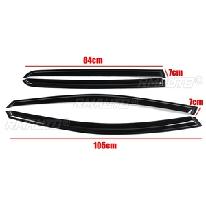 4 déflecteurs de vent pour vitres de voiture, pare-soleil teintés, protection contre la pluie, déflecteurs d'aération pour VW Golf 7ème génération MK7 MK7.5 2013-2020 - Product Image 6