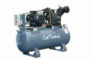 Compresor de Aire de Pistón Eléctrico Industrial con Tanque Receptor de Aire, Compresor de Alto Rendimiento para Uso en Talleres y Fábricas - Product Image 5