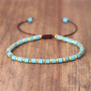Men's Woman Natural Stone Tibetan Friendship Dainty <strong>Beads</strong> <strong>Bracelets</strong> Lovers Couples Yoga Meditation Reiki Wristband Jewelry Gifts - Product Image 3