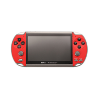 Console de jeu vidéo portable HD X7 4,3 pouces, grand écran 8G, plus de 10000 jeux classiques intégrés, rétro FC, pour enfants et adultes