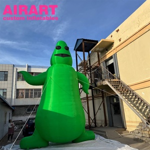 Monstruo Verde Inflable de Dibujos Animados, Fantasma Inflable Personalizado para Halloween, Accesorio para Festivales Comunitarios, Figuras Gigantes de Películas de Terror - Product Image 6