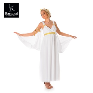 Disfraz de Toga de Diosa Griega con Corona Romana para Halloween, Vestido Inspirado en Afrodita, TV y Películas, Venta Completa ODM - Product Image 1