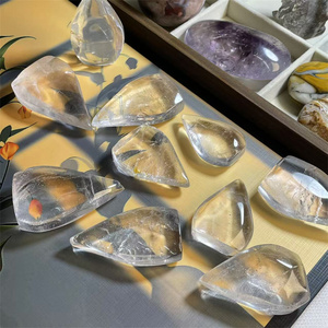 Ornamenti in Pietra di Quarzo Trasparente a Goccia all'Ingrosso, Quarzo Levigato per Decorazione Casa - Product Image 2