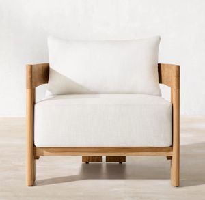 Furnitur ruang tamu luar ruangan, Set Sofa Set taman teras kayu jati tahan air luar ruangan mewah - Product Image 2