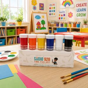 Pintura de Dedos Lavable No Tóxica al por Mayor, 15ml, en Envase Individual, a Base de Agua, para Juego Sensorial Infantil, Aprendizaje Temprano, Preescolar, Manualidades en Casa - Product Image 4