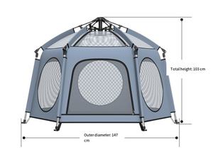 Prodigy UF004A extérieur entièrement à ouverture rapide Portable grand espace intérieur tentes bricolage enfants Camping automatique tente de Camping - Product Image 6