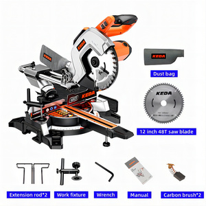 Oferta Especial Sierra de Inglete Eléctrica Portátil de 305 mm para Corte de Aluminio, Sierra de Inglete Industrial <span class=keywords><strong>Manual</strong></span> Personalizada para Corte de Metal - Product Image 6