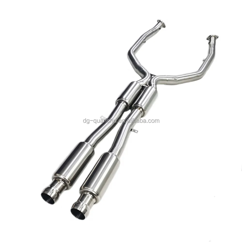 Ống xả cho BMW M3 E90 E92 e93 S65 V8 xpipe hai cộng hưởng trung tâm ống titan